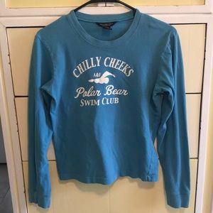 Abercrombie and Fitch Longsleeve Shirt Blue Comfy